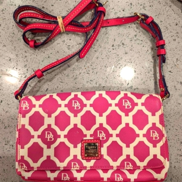 Dooney & Bourke Handbags - Dooney & Bourke Sanibel Hot Pink Crossbody Bag NWOT